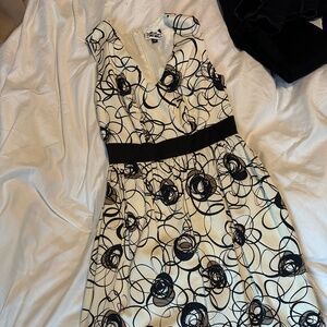 Jacob white and black dress